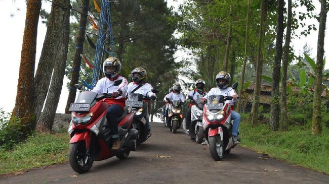 Komunitas Nmax Rayakan Hari Kemerdekaan di Bogor