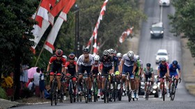 Thomas Lebas Juara Tour d' Indonesia 2019