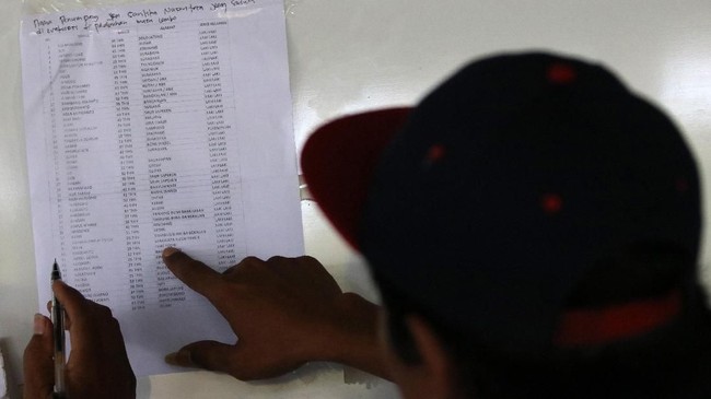 Basarnas menyebut jumlah laporan manifes, sebanyak 111 penumpang, tak sesuai dengan jumlah orang yang dievakuasi mencapai 309 orang.