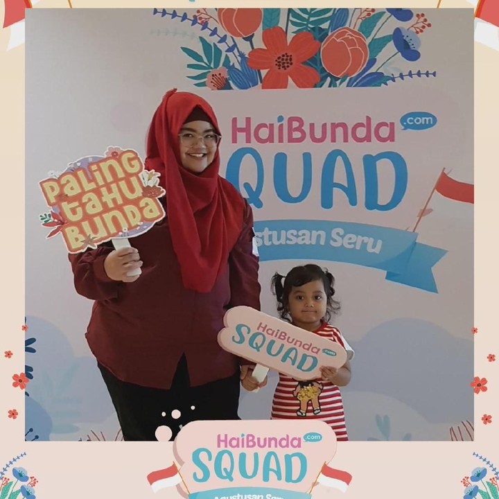 <p>Wah, happy banget nih! Terima kasih Bunda dan buah hati sudah ikutan Agustusan Seru HaiBundaSquad.  </p>