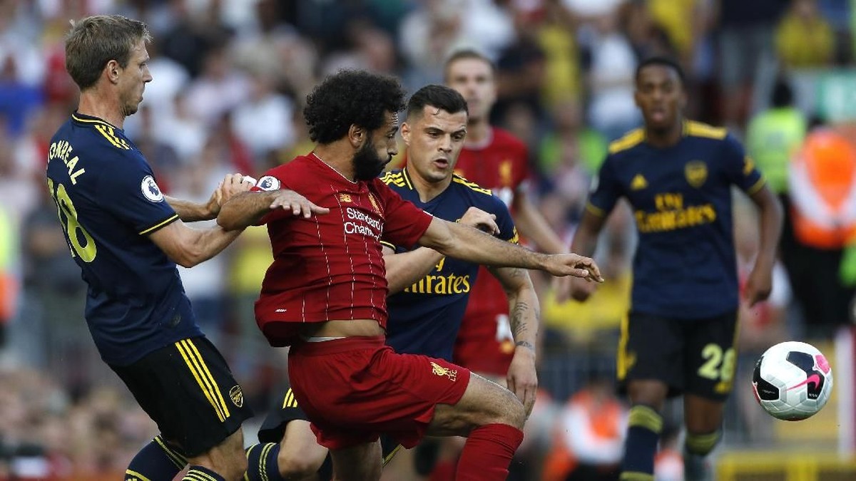 FOTO: Liverpool Hajar Arsenal 3-1, Salah Dua Gol