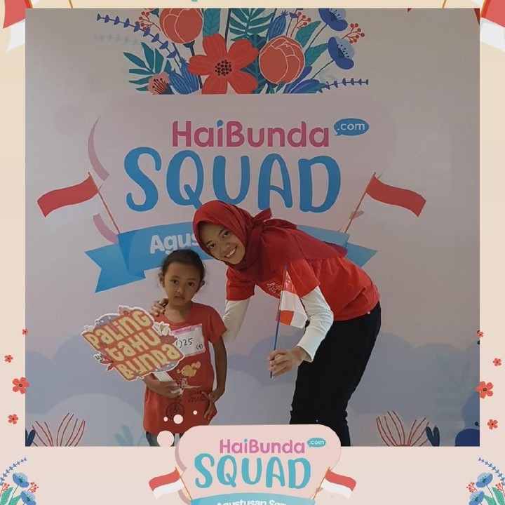 <p>Wah, happy banget nih! Terima kasih Bunda dan buah hati sudah ikutan Agustusan Seru HaiBundaSquad.  </p>