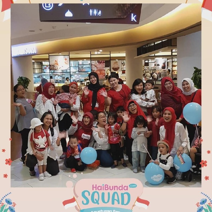 <p>Wah, happy banget nih! Terima kasih Bunda dan buah hati sudah ikutan Agustusan Seru HaiBundaSquad.  </p>