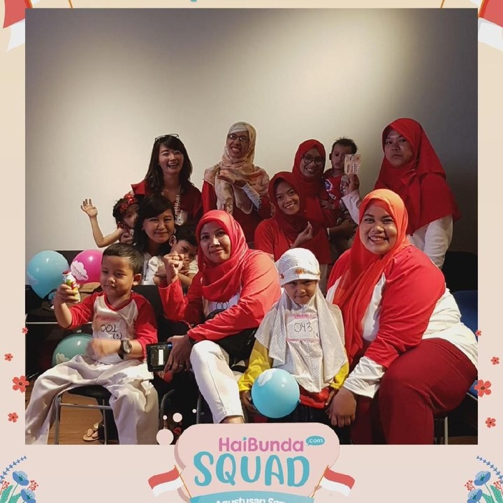 <p>Wah, happy banget nih! Terima kasih Bunda dan buah hati sudah ikutan Agustusan Seru HaiBundaSquad.  </p>