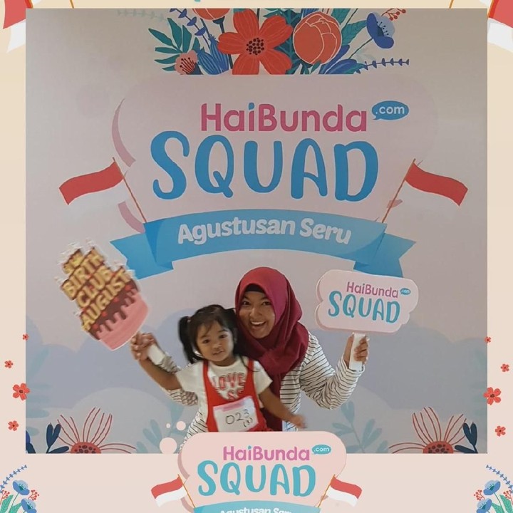<p>Wah, happy banget nih! Terima kasih Bunda dan buah hati sudah ikutan Agustusan Seru HaiBundaSquad.  </p>