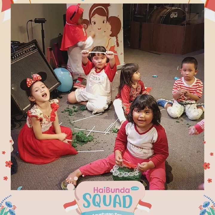 <p>Wah, happy banget nih! Terima kasih Bunda dan buah hati sudah ikutan Agustusan Seru HaiBundaSquad.  </p>