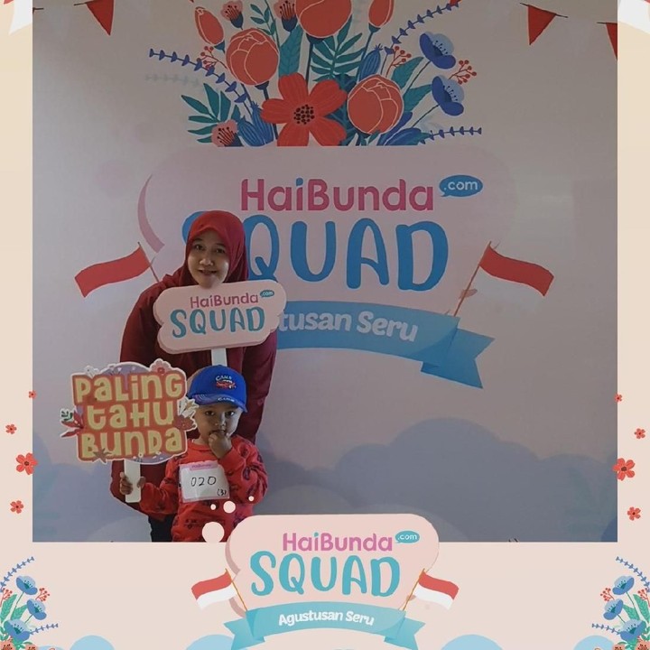 <p>Wah, happy banget nih! Terima kasih Bunda dan buah hati sudah ikutan Agustusan Seru HaiBundaSquad.</p>
