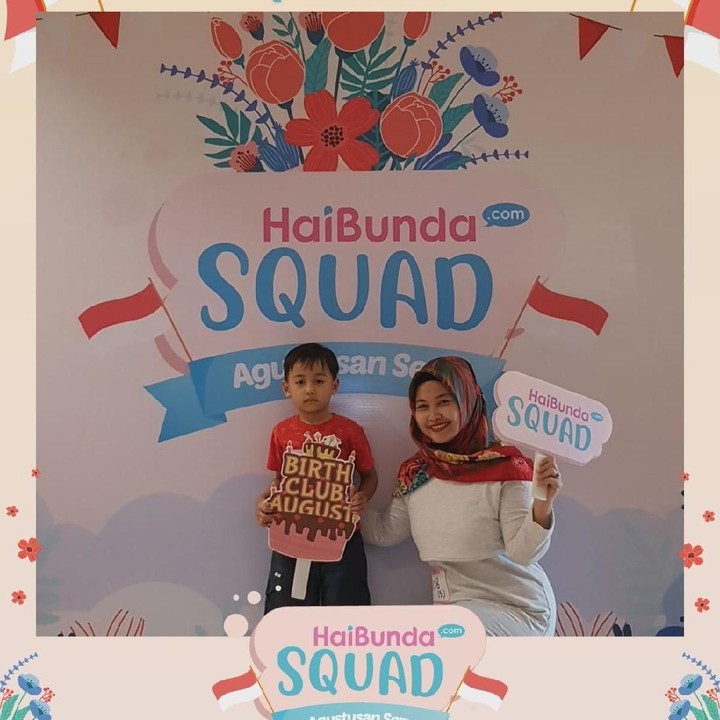 <p>Wah, happy banget nih! Terima kasih Bunda dan buah hati sudah ikutan Agustusan Seru HaiBundaSquad.  </p>