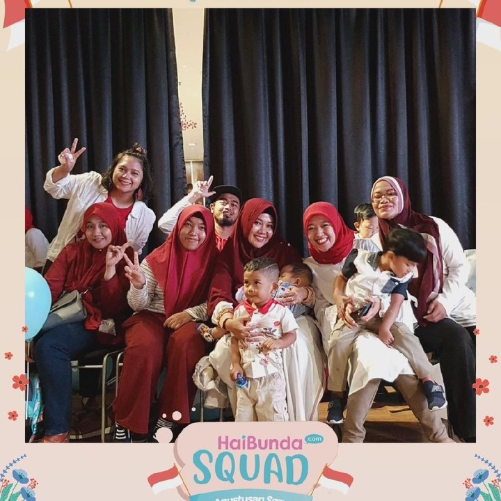 <p>Wah, happy banget nih! Terima kasih Bunda dan buah hati sudah ikutan Agustusan Seru HaiBundaSquad.  </p>