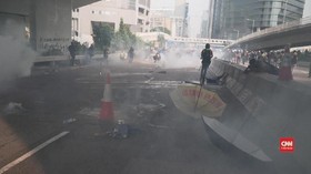 VIDEO: Detik-detik Ricuh Demonstrasi di Hong Kong