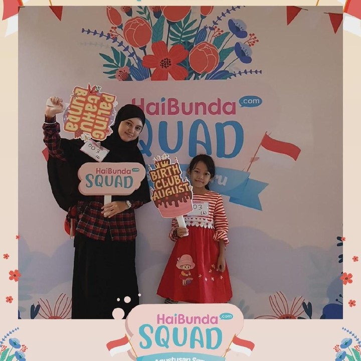 <p>Wah, happy banget nih! Terima kasih Bunda dan buah hati sudah ikutan Agustusan Seru HaiBundaSquad.  </p>