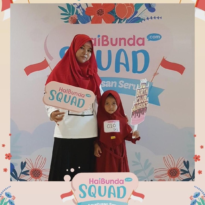 <p>Wah, happy banget nih! Terima kasih Bunda dan buah hati sudah ikutan Agustusan Seru HaiBundaSquad.</p>