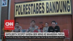 VIDEO: Beri Miras ke Mahasiswa Papua, Kapolsekta DIcopot