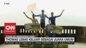 VIDEO: Thomas Lebas Juara Umum Tour De Indonesia 2019