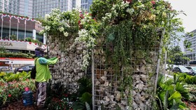 Pesta Tahun Baru, Pemprov DKI Bongkar Sementara Batu Gabion