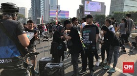 Pesan 'Jangan Pindah Ibu Kota' Disebut Ramai di CFD
