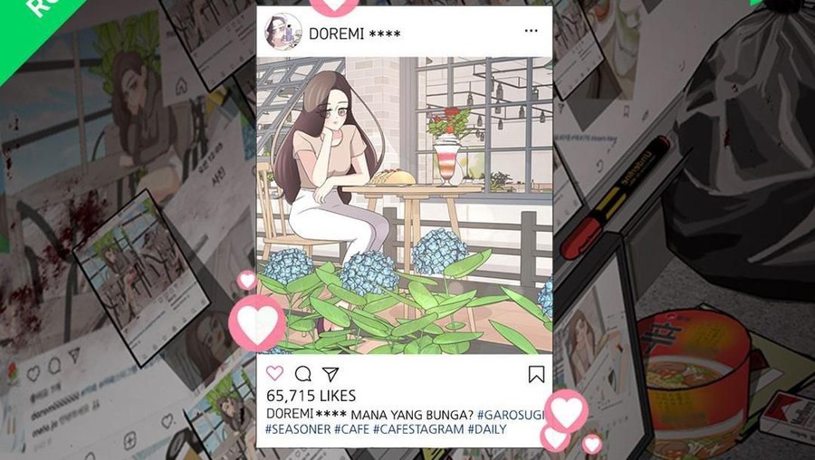 3 Webtoon ini mengisahkan seorang stalker yang menguntit seorang wanita.
