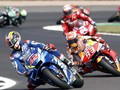 FOTO: Rins Bikin Marquez Gigit Jari di MotoGP Inggris