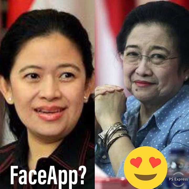 <p>Beginilah prediksi wajah Puan ketika menua. Hi-hi-hi. (Foto: Instagram/ @puanmaharaniri)</p>