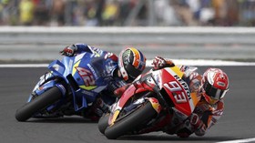 Marquez vs Rins, Bukan Barang Baru di MotoGP Spanyol