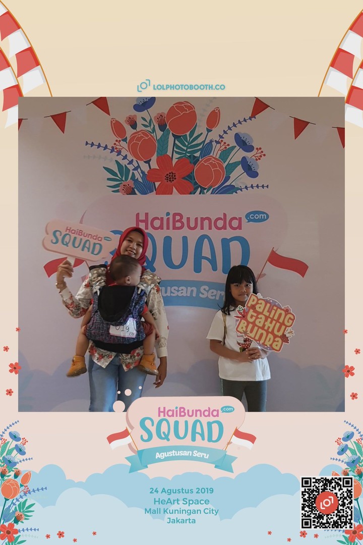 Begini keseruan Bunda dan putra-putrinya di lomba 17-an bareng HaiBundaSquad.