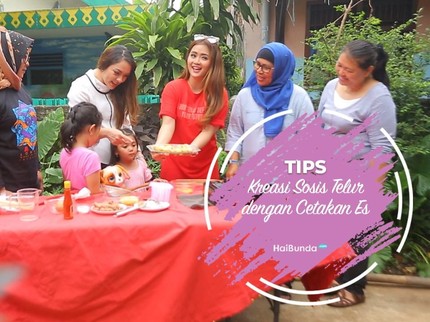 Tips Kreasi Sosis Telur dengan Cetakan Es