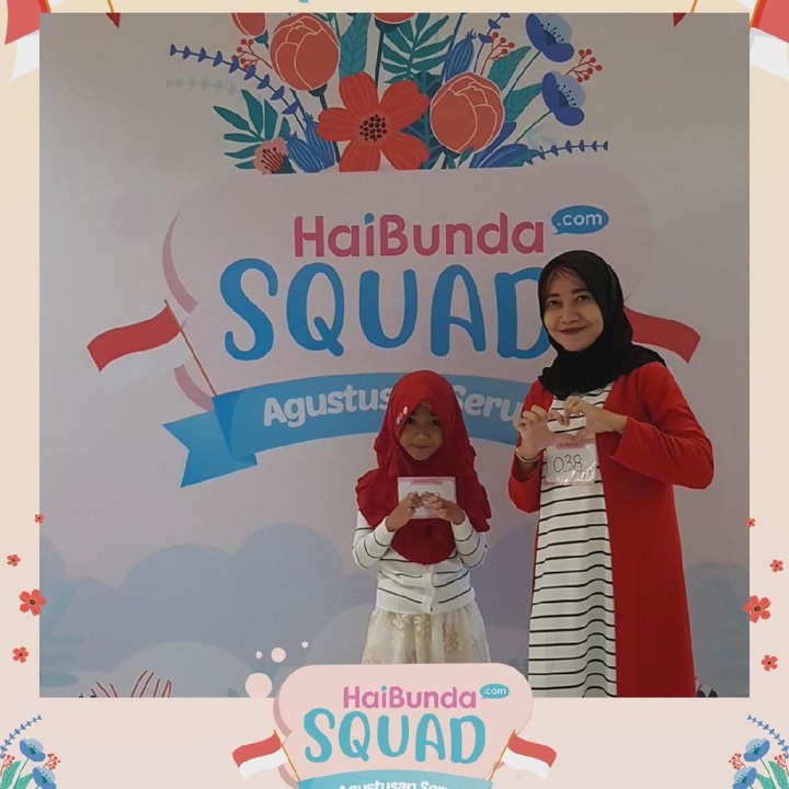 <p>Wah, happy banget nih! Terima kasih Bunda dan buah hati sudah ikutan Agustusan Seru HaiBundaSquad.</p>