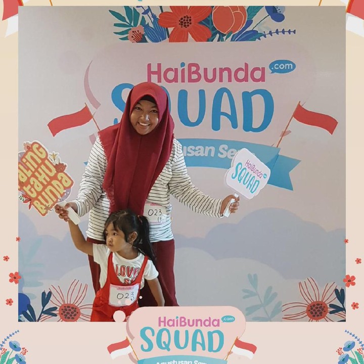 <p>Wah, happy banget nih! Terima kasih Bunda dan buah hati sudah ikutan Agustusan Seru HaiBundaSquad.</p>