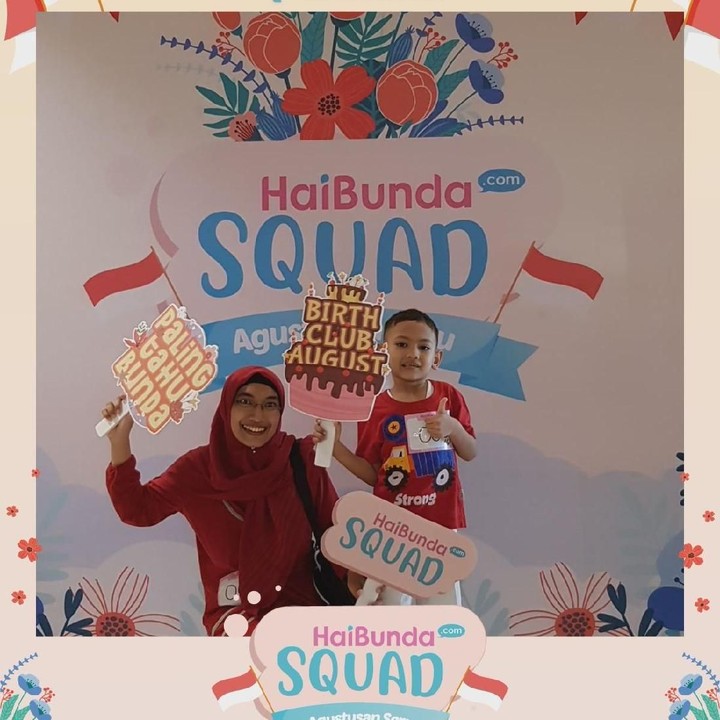 <p>Wah, happy banget nih! Terima kasih Bunda dan buah hati sudah ikutan Agustusan Seru HaiBundaSquad.</p>