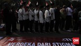 FOTO: Pawai Penyandang Disabilitas Serukan Tolak Diskriminasi Para penyandang disabilitas menggelar pawai dari Monas menuju Bundaran HI, Jakarta, menyuarakan penghapusan syarat sehat jasmani dalam rekrutmen tenaga kerja.