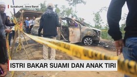 VIDEO: Istri Bakar Suami dan Anak Tiri