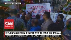 VIDEO: Kunjungan Gubernur Papua Ditolak Penghuni Asrama