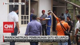 VIDEO: Prarekonstruksi Pembunuhan Satu Keluarga