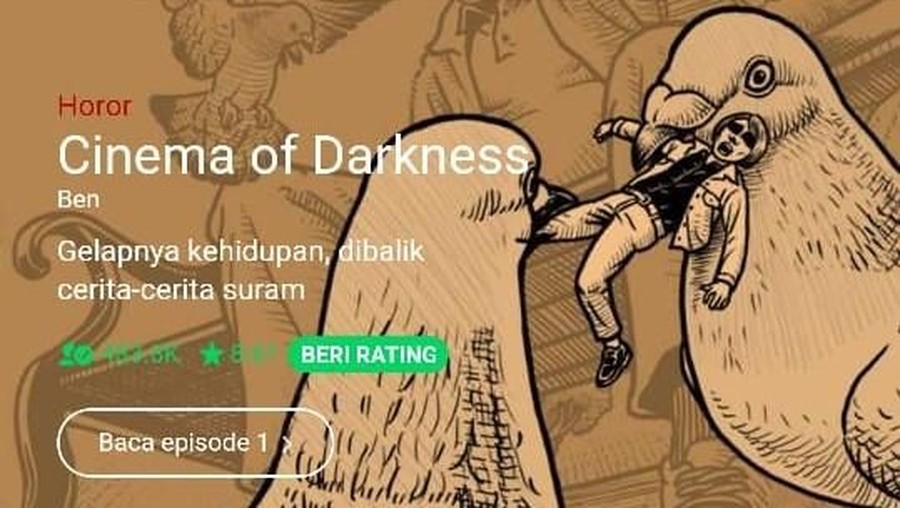 3. Cinema of Darkness Siap-siap dibuat takjub dengan cerita dari tiga webton ini.
