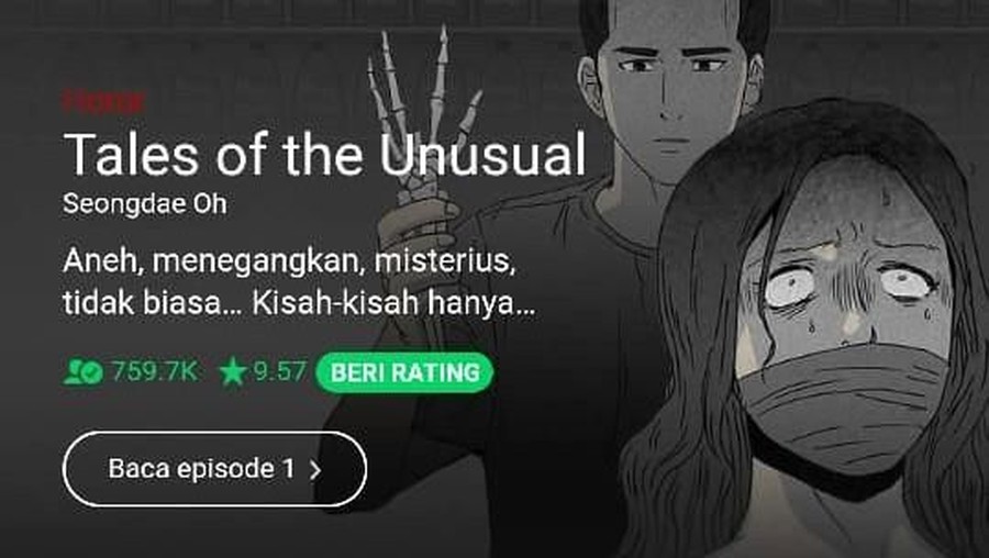 1. Tales of the Unusual Siap-siap dibuat takjub dengan cerita dari tiga webton ini.