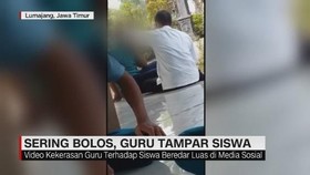 VIDEO: Sering Bolos, Siswa Ditampar Guru