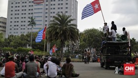 Eks Kader Perindo Pembawa Bendera Bintang Kejora Tersangka