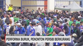 VIDEO: Performa Buruk, Penonton Persib Berkurang