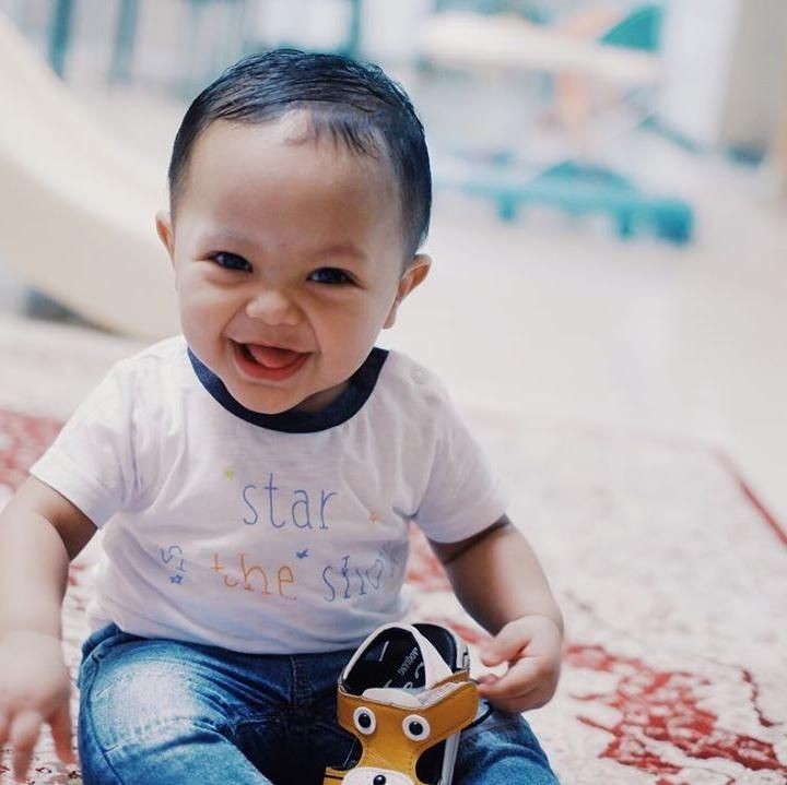 <p>Kala lahir pada 2 Agustus 2018 melalui operasi caesar, meski Mytha sudah melewati proses kontraksi. (Foto: Instagram @mytha_lestari)</p>