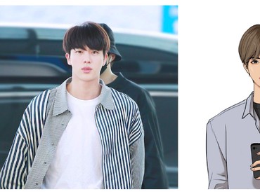 10 Idol K-pop Pria Berparas Persis Karakter Webtoon