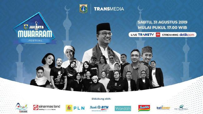 Warga Jakarta dan sekitarnya yang ingin memeriahkan Malam Tahun Baru Islam bisa datang ke Jakarta Muharram Festival 2019.
