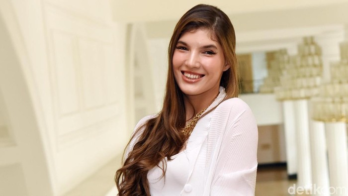 Mikaila Patritz saat ditemui di Gedung Tribrata.