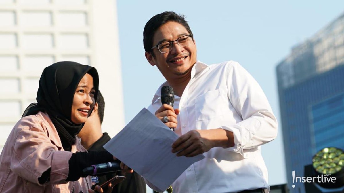 Beberapa keramaian dan keseruan acara Jakarta Muharram Festival di Bundaran HI&comma; Jakarta Pusat&comma; hari ini&comma; Sabtu &lpar;31&sol;8&rpar;