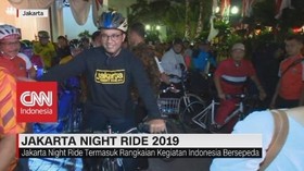 VIDEO: Anies Baswedan Meriahkan Jakarta Night Ride 2019