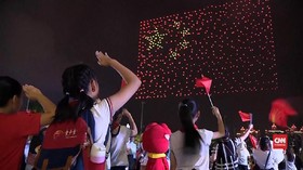 VIDEO: Pertunjukan 999 Drone di China Sambut Kemerdekaan