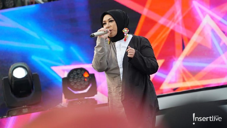 Beberapa keramaian dan keseruan acara Jakarta Muharram Festival di Bundaran HI, Jakarta Pusat, hari ini, Sabtu (31/8)