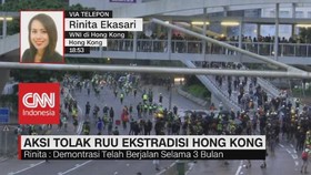 VIDEO: Aksi Tolak RUU Ekstradisi Hong Kong