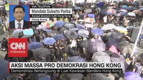 VIDEO: Demonstran Hong Kong Penuhi Bandara