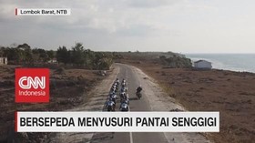 VIDEO: Bersepeda Menyusuri Pantai Senggigi