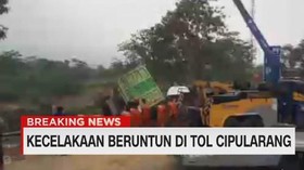 VIDEO: Kronologi Kecelakaan Beruntun di Cipularang